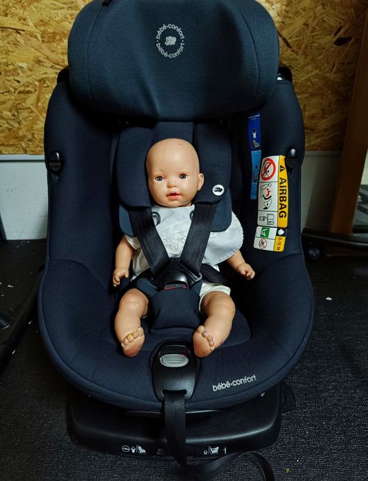 Cadeira Auto ia- size (61-105cm )-Rotativa 360 graus - cinza escuro