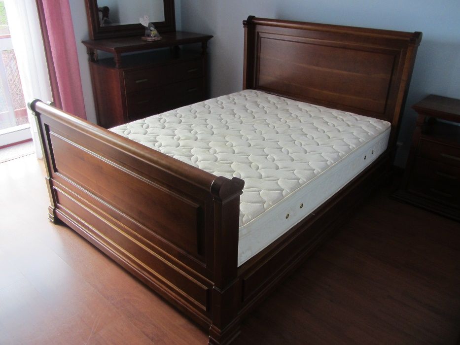 mobilia quarto em cerejeira - oferta colchão