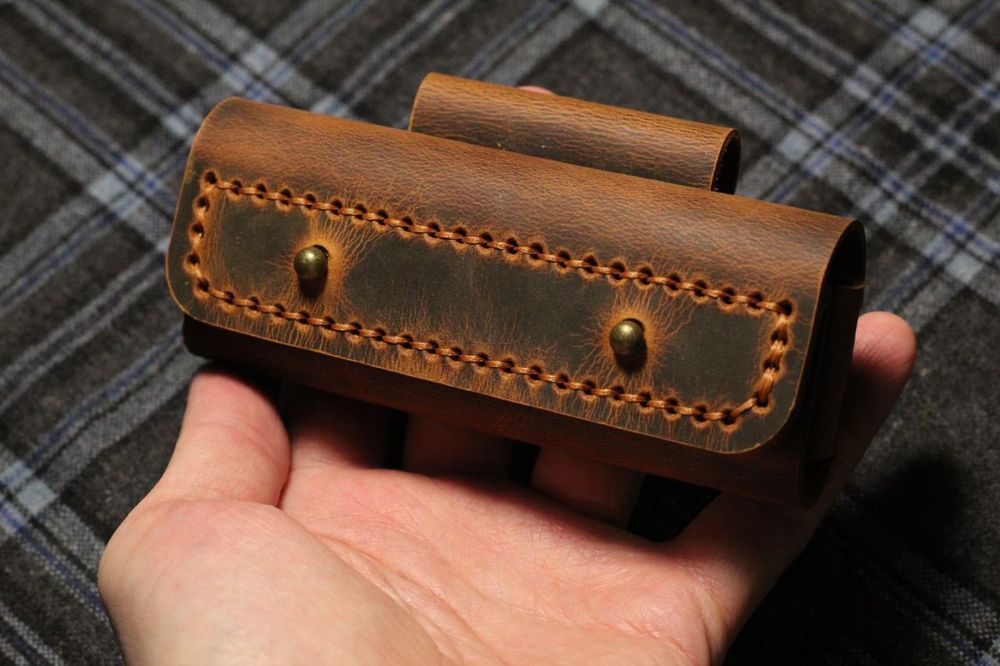 Чехол из натуральной кожи для VICTORINOX SWISSTOOL spirit  alox