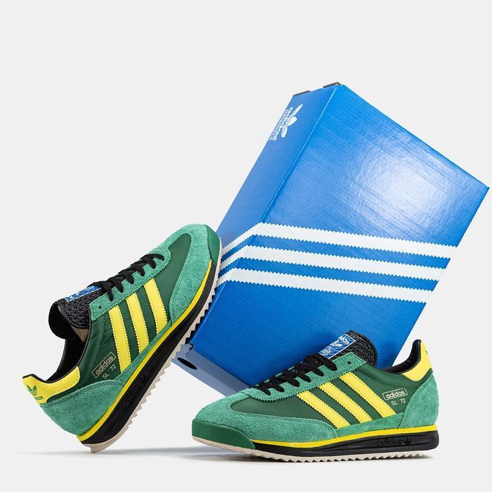 Мужские кроссовки Adidas SL '72 Green. 40-46