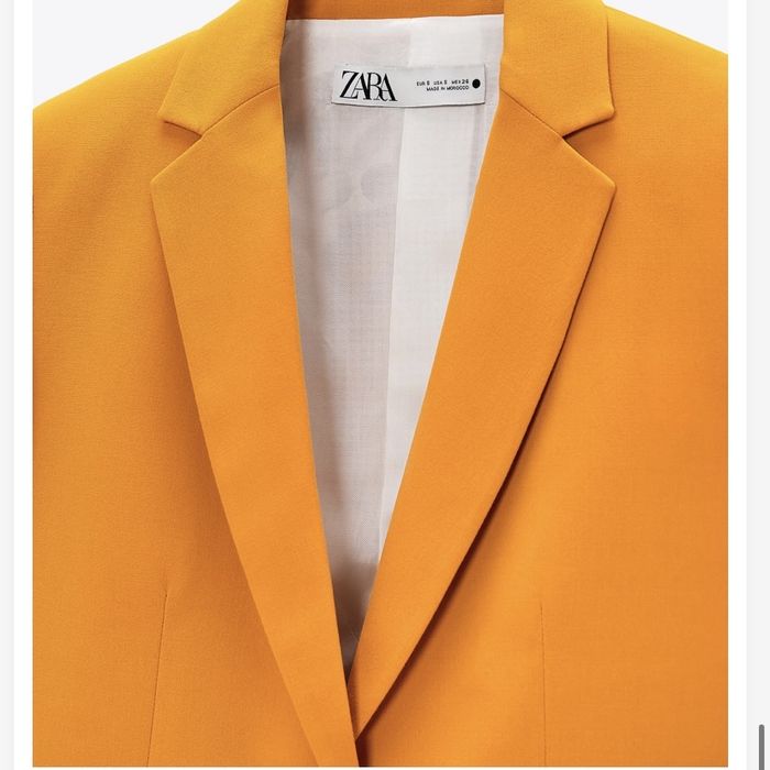 Blazer ZAra laranja tam 36