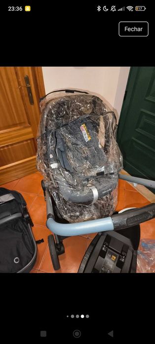 Trio Maxi Cosi Zélia com Ovo Rock com Isofix e carrinho de passeio