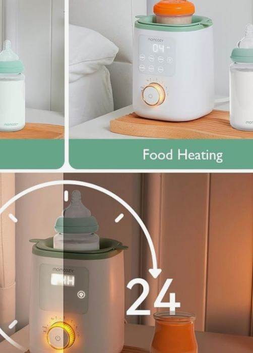 Підігрівач пляшок 9 в 1 з функцією збереження поживних речовин, нічник