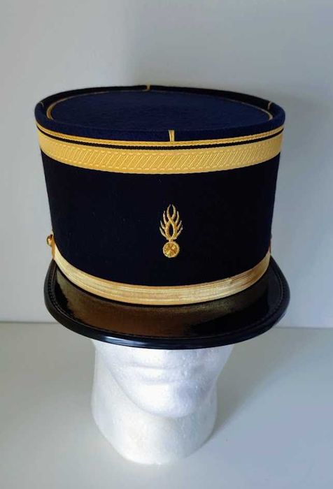 Boné képi polícia sargento Gendarme França