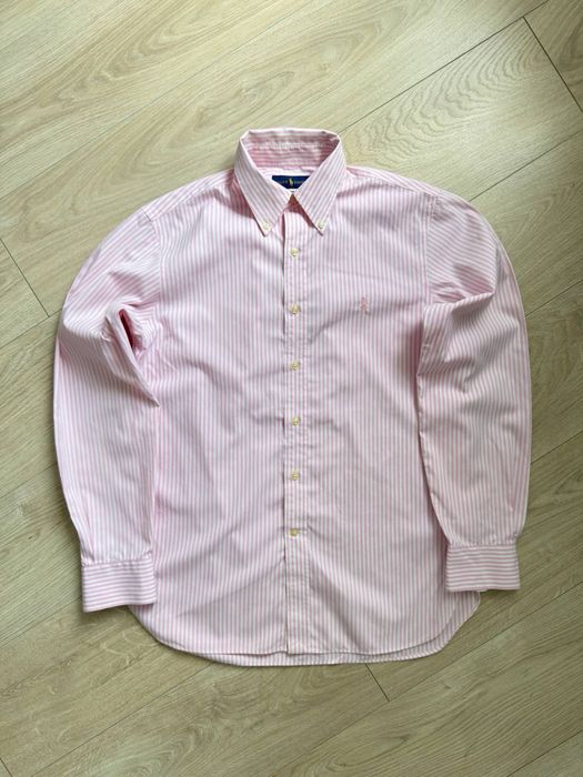 Сорочка Ralph Lauren Non-Iron Striped Shirt Pink / Оригінал (M-L, 15½ / 39)