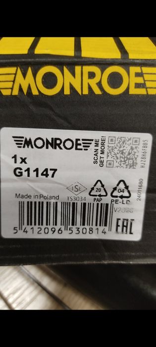 Амортизатори MONROE G1147 Renault Sandero (пара)