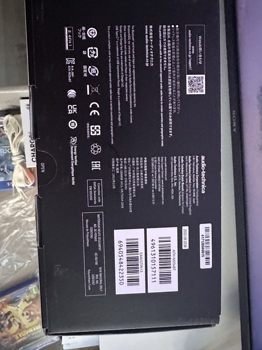 Słuchawki nauszne AUDIO-TECHNICA ATH-M20X Czarny