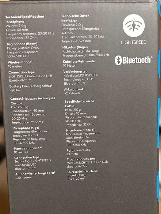 Навушники Logitech G321 LIGHTSPEED
