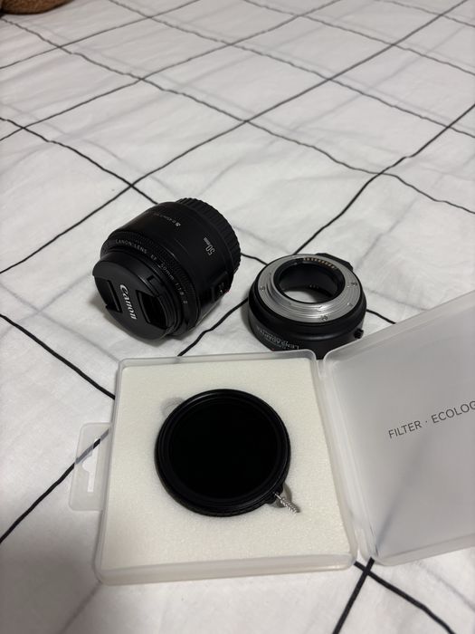 Canon M50+Sigma 16mm f/1.4+ 50mm+15-45mm ( повний комплект)