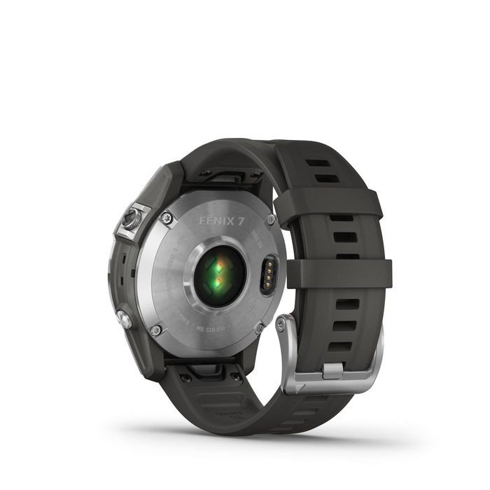 SMARTWATHCH GPS GARMIN FENIX 7 PRATEADO E BRACELETE CINZENTA