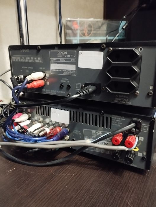 Музыкальный центр стойка DENON  с акустикой без проигрывателя винила