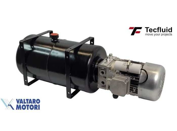 1,5kW Zasilacz hydrauliczny 230V 3l/min elektro pompa ze zbiornikiem 23L TecFluid