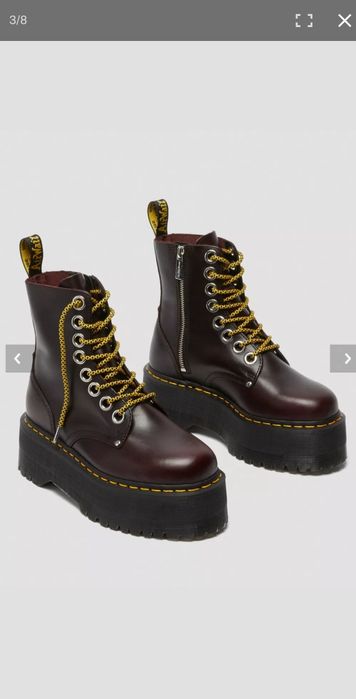 Dr. Martens Jadon Zip Max Oxblood Atlas