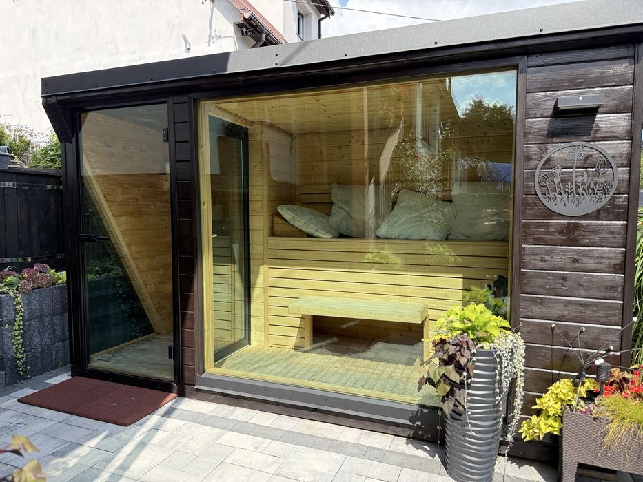 Sauna zewnetrzna na indywidualne zamowienie