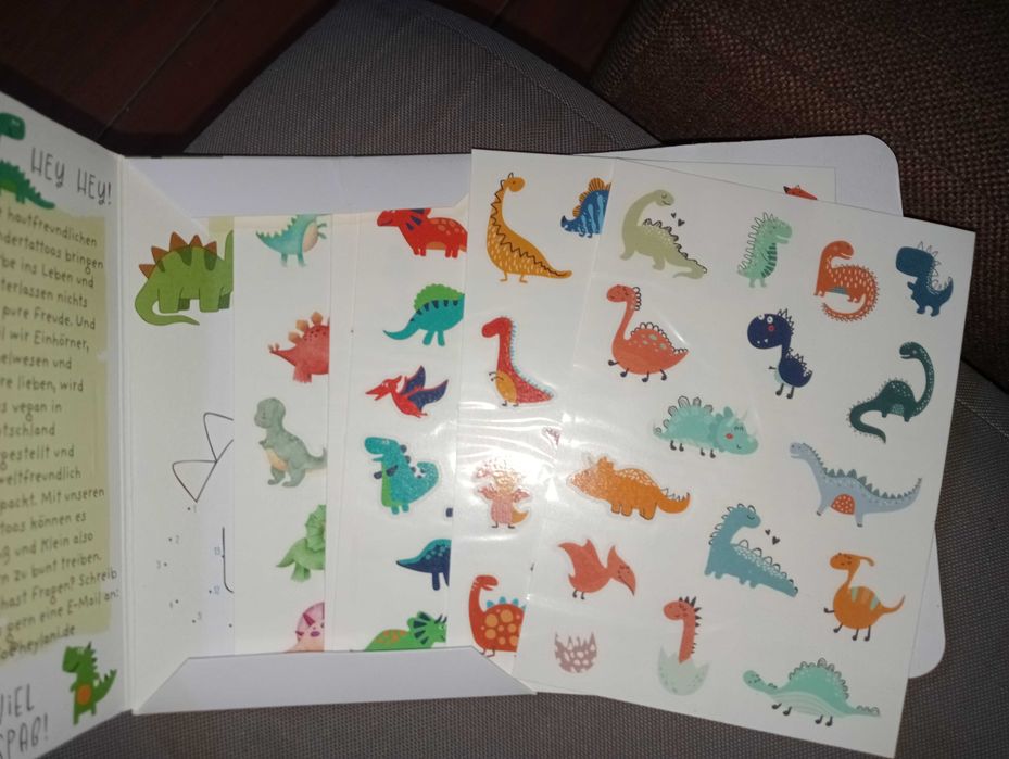 2 Jedwabne, duże kokardy do włosów + 100 tatuaży