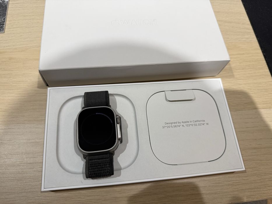 Apple Watch Ultra 1 generacji 91% / Świetny stan / 3 paski, Trail Loop