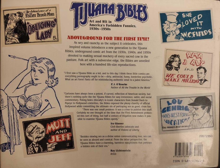 Tijuana Bibles (1930s-1950s Forbidden Funnies) Wow! Really Dirty Comics