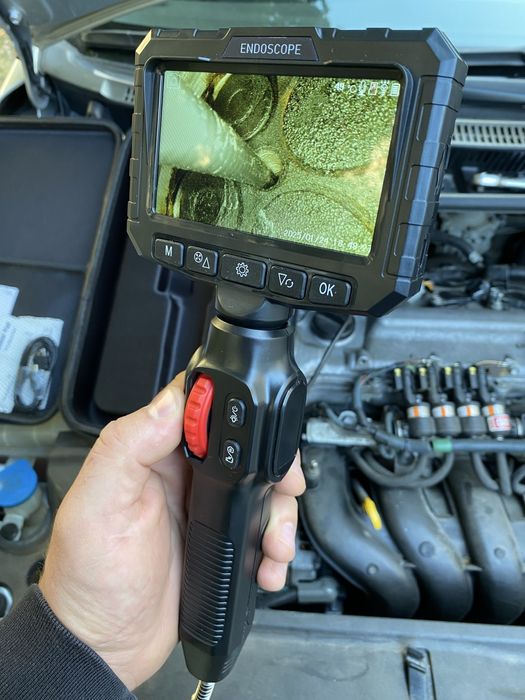 Підійде для дизеля! 6.2мм. Ендоскоп поворотний 360градусів