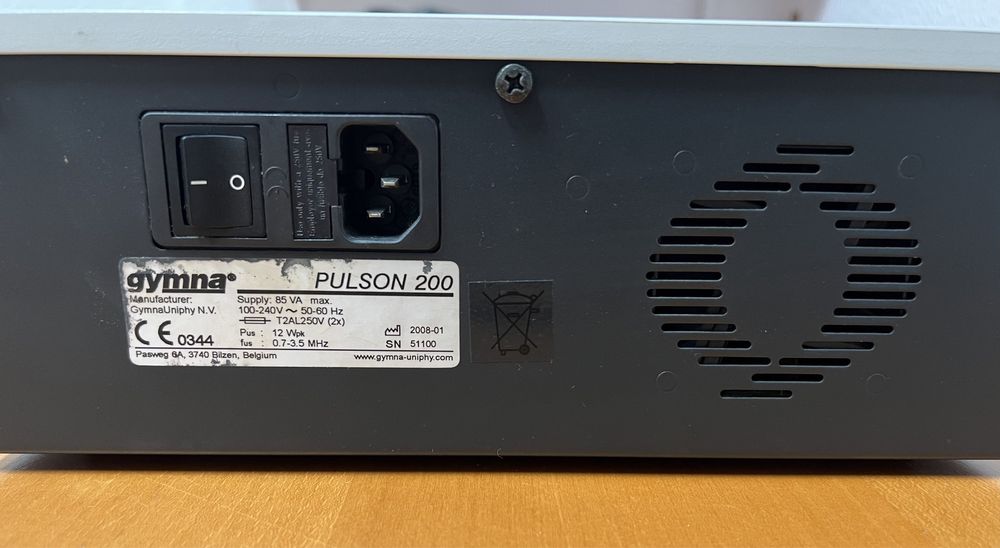 Ultra Sons Gymna Pulson 200 Fisioterapia Estetica