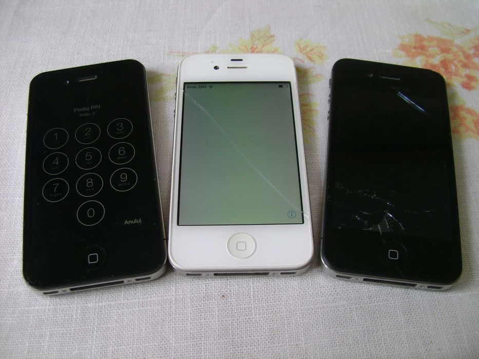 3 działające kolekcjonerskie iPhony 4s