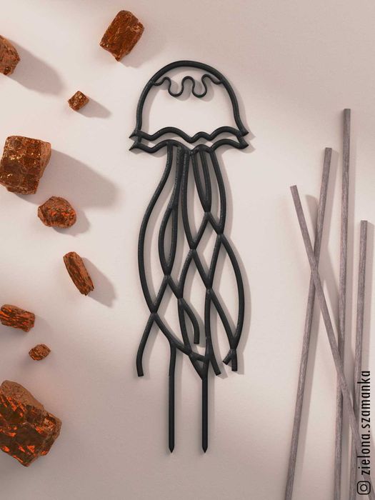 Podpórka do roślin kwiatów JELLYFISH druk 3D monstera