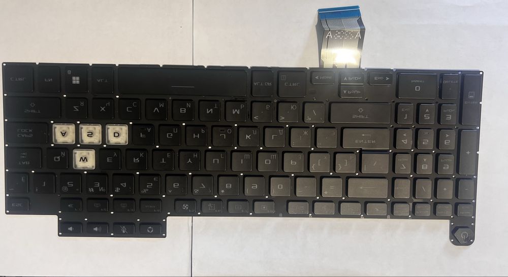 Оригинальная клавиатура ASUS TUF Gaming A15/F15/A17/F17 (с подсветкой, рус/укр)