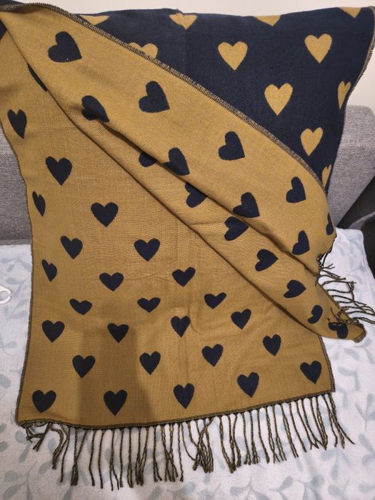 Szal damski dwustronny cieply