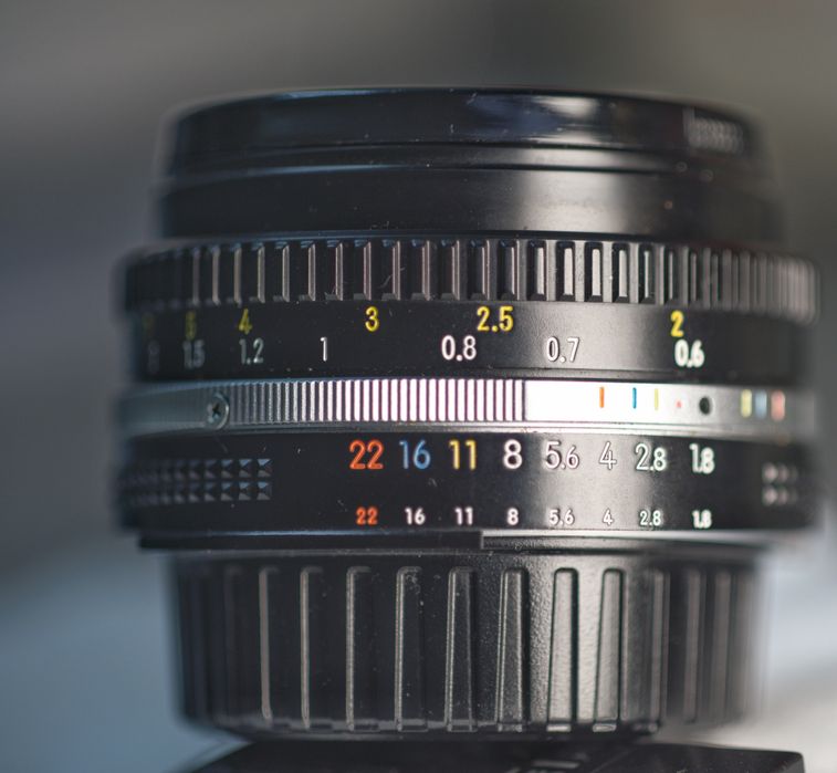 Nikon Nikkor  Ai-s 50mm f/1.8 Pancake lente, manual para FX ou DX