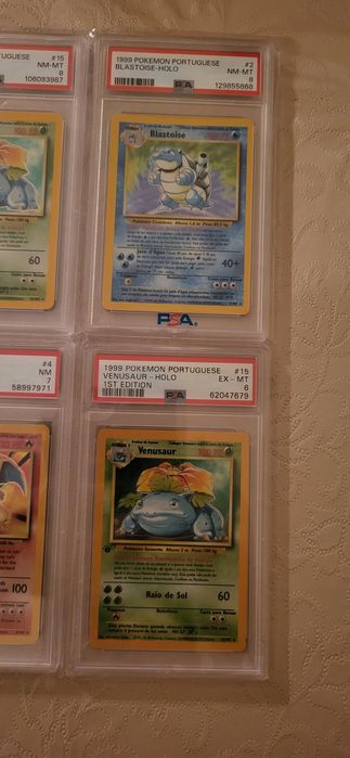 Graded Slabs PSA 9 Blastoise e Venusaur Holo Base Set64751430303107122