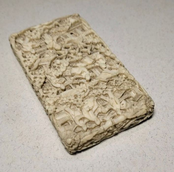 Antiga invulgar Cartoneira Chinesa china Cantão Cantonesa.séc.XIX (A4)