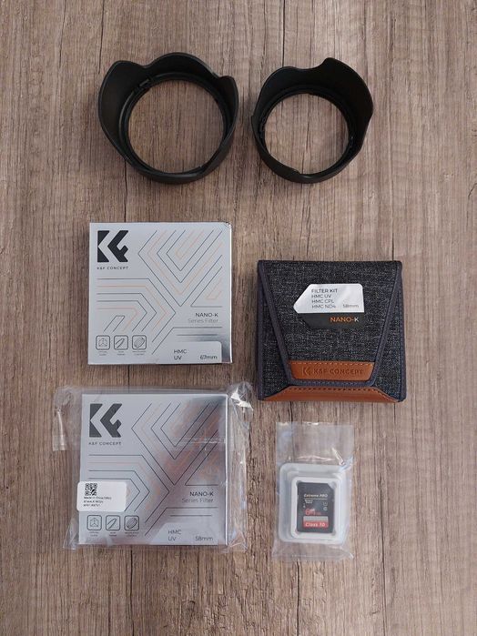 Canon 250D + Objectivas + tripé e acessórios.