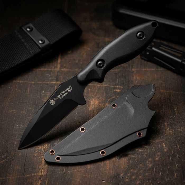 Nóż TAKTYCZNY militarny Smith&Wesson Extremeops FULL-TANG ABS ND218