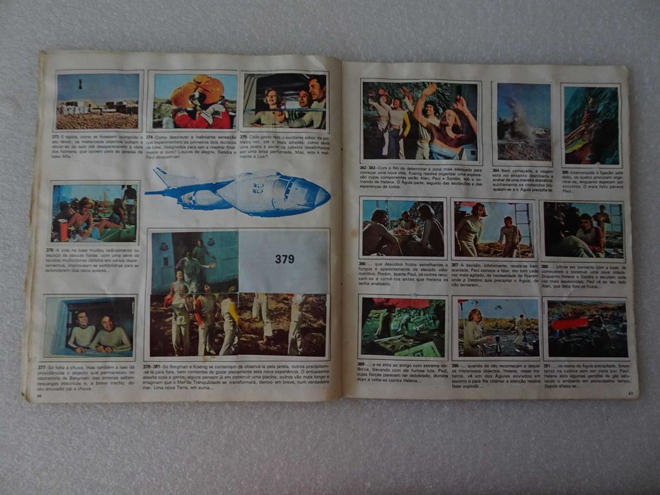 Caderneta de cromos Espaço 1999 (Faltam 25 cromos)