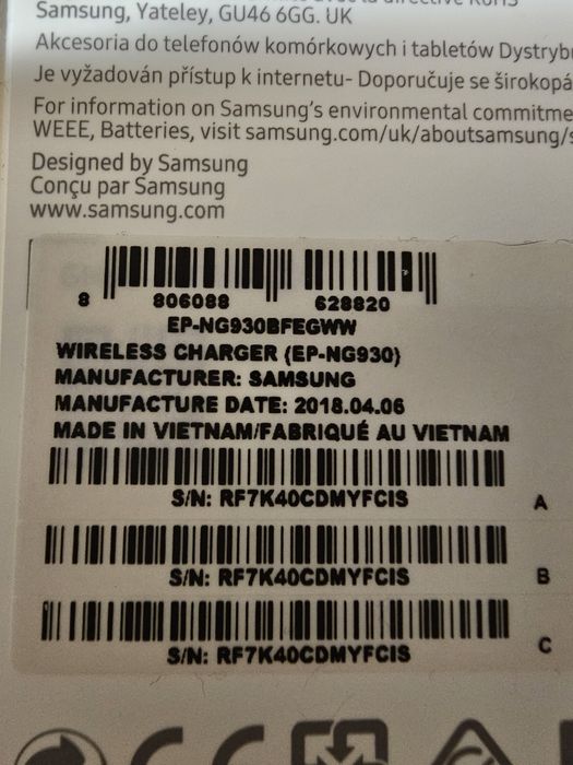 Ladwarka Samsung indukcyjna
