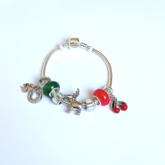Bransoletka charms Święta Merry Christmas Renifer