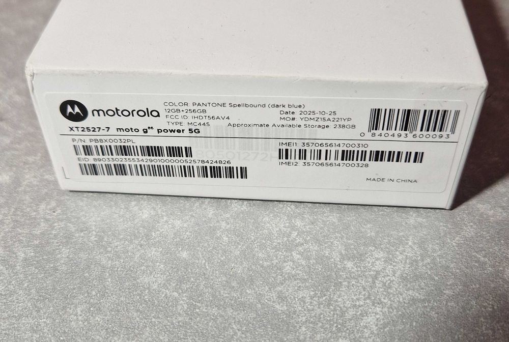 Telefon Motorola Moto G86 POWER 12/256GB OPIS!