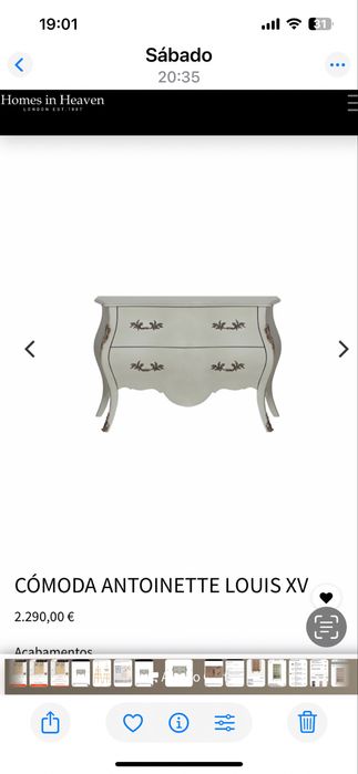 Cómoda Homes in Heaven lacada a verde