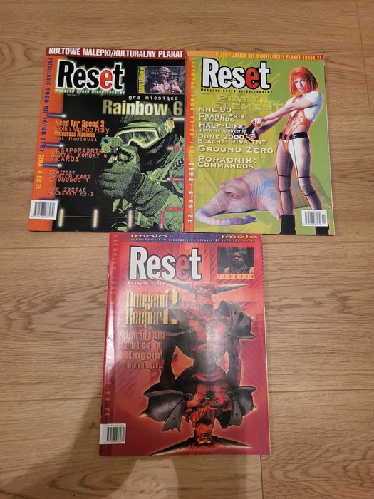 Reset nr 18, 19 i 28 z lat 1998 i 1999 super stan