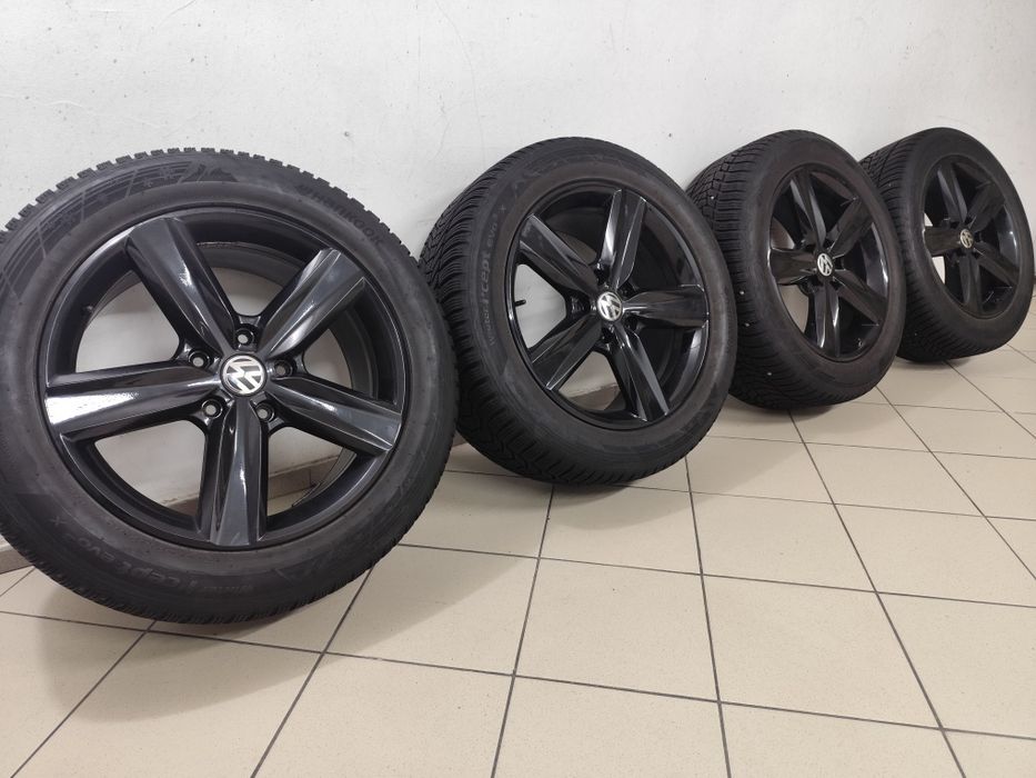 Колеса, диски+шины R-19 5*130, 265/50 "Volkswagen" Touareg