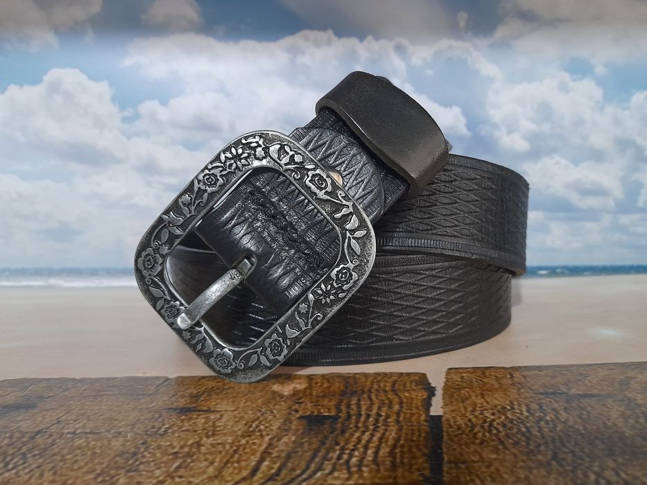 Шкіряний ремінь чеського виробництва Pace Jeans