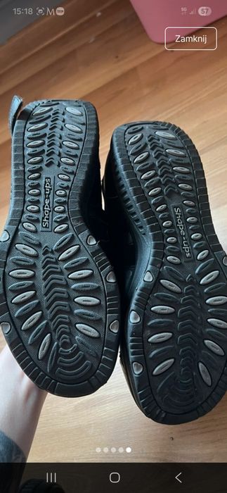 Baleriny Skechers na rzep 39