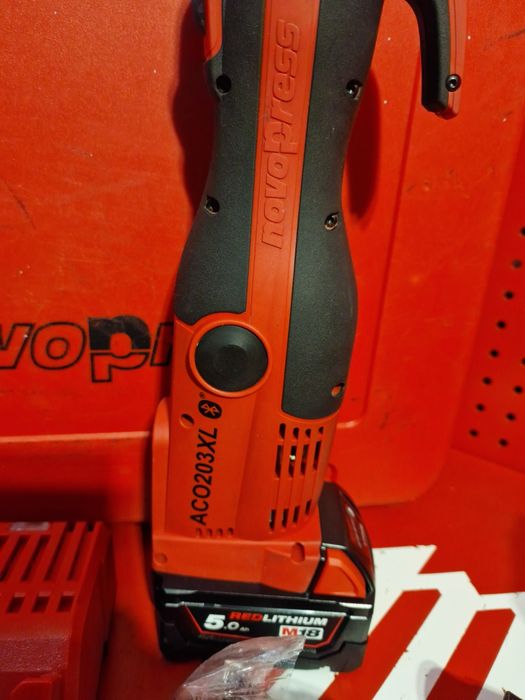 Zestaw Novopress ACO 203XL M76.1 + M88.9 + Adapter ZB221 Geberit Mapress Milwaukee Hilti Rems Ridgid M7