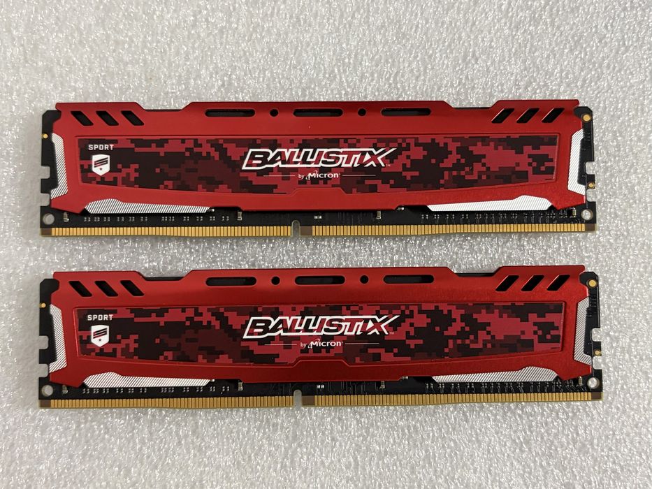 Pamięć Ballistix Sport LT, DDR4, 8 GB, 2400MHz, CL16 BLS8G4D240FSE