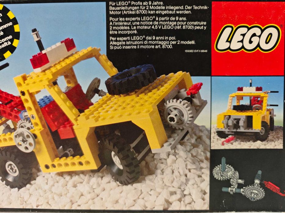 Lego Technic 8846 "Tow Truck"; 1982; [191]