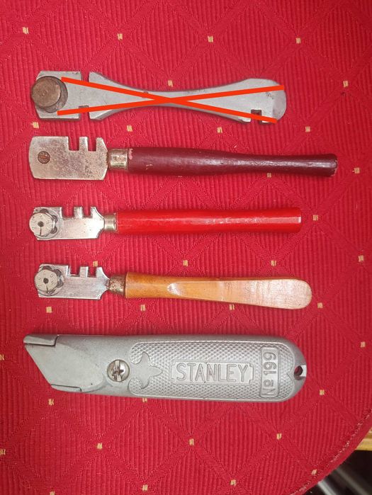 Nożyk do cięcia szkła Nóż Stanley metalowy