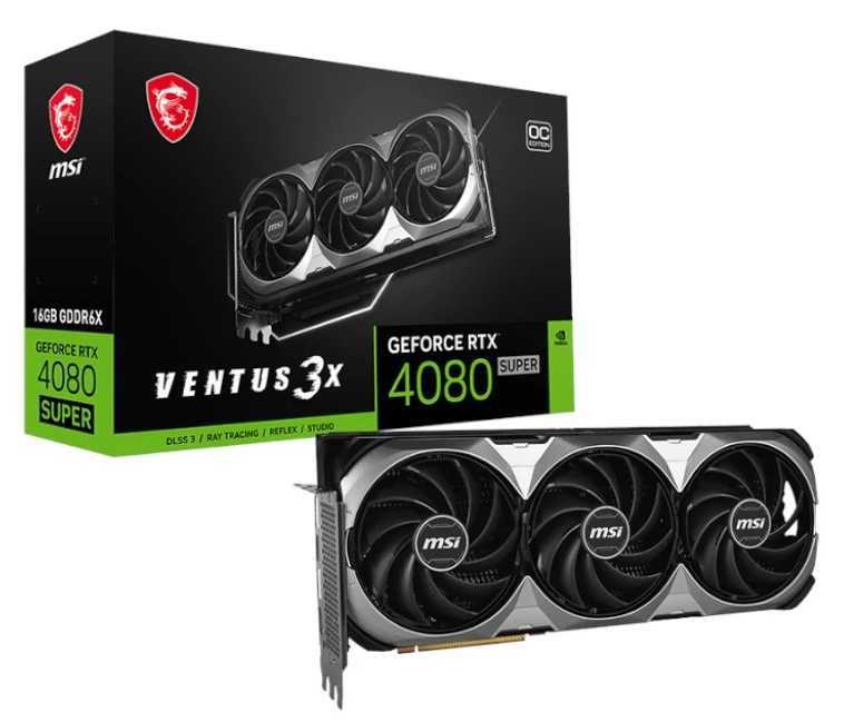 MSI 4080 SUPER VENTUS 3X OC 16GB GDDR6X Recondic|12M Garantia|Fatura