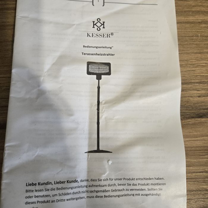 Grzejnik nowy .Może być na taras.