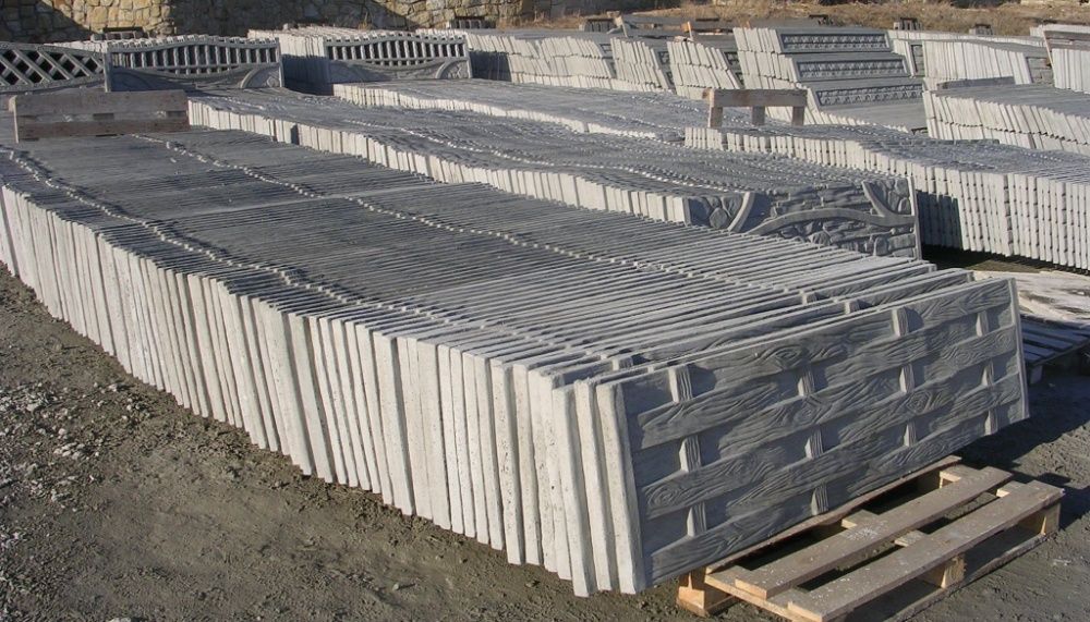 płyty betonowe ogrodzeniowe