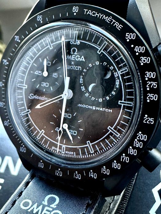 Omega x Swatch MoonSwatch Mission to the Moonphase New Moon czarny, komplet