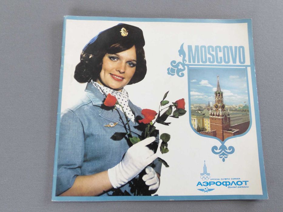 Brochura da Aeroflot sobre Moscovo